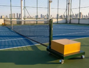 Tennis Post Aluminium - Movable Type